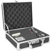 Rxakudedo Aluminum Tool Case with Block Cushion and Password Tool Storage 32cm Long X Wide X 12cm Large Protective Case Lock, Black, Case, 26.5cm