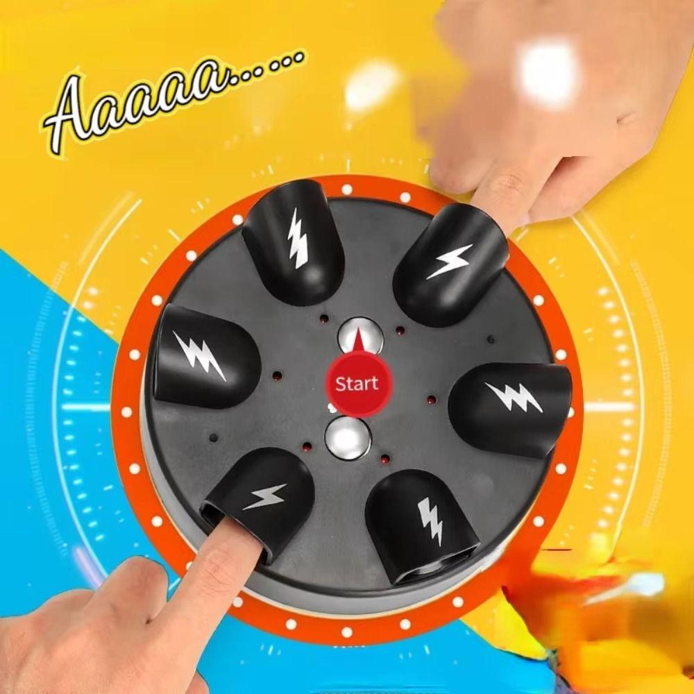 Punishment Electric Shock Finger Game Interesting Props Finger Game Machine Funny Tricky Electric Shocking Roulette Tricky Toy