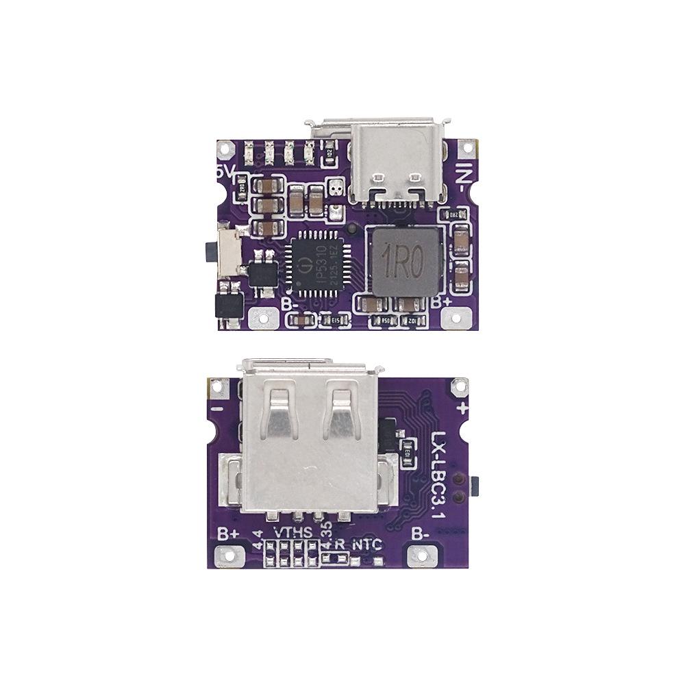 Mini Type-C Power Bank Motherboard 3A, 5V To 4.2V Phone Charge/Discharge Module