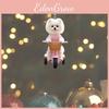 Acrylic Cartoon Bicycle Dog Car Rearview Mirror Decor For Auto Interior Accessories
