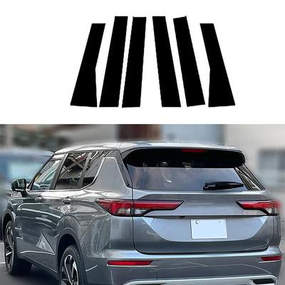 Bildörrstolpar för Mitsubishi Outlander 2006 2007-2020 2021 2022 2023 Fönsterskydd BC Kolumndekal