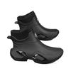 Rain Shoes Summer Kitchen Wear-resistant Water Shoes Takeaway Rider Black Labor Protection Rain Boots