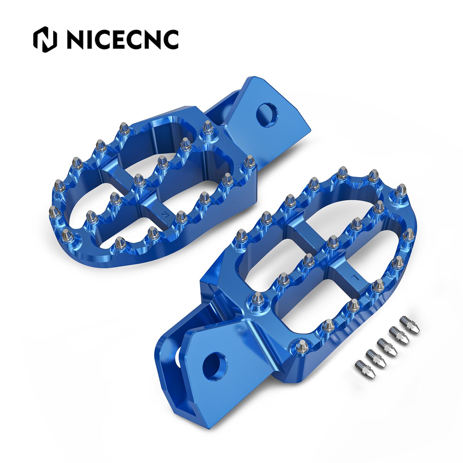 NICECNC Foot Pegs FootRest Footpegs Rests For Yamaha WR250R WR250X WR 250R WR 250X 2007-2021 2020 2019 2018 2017 2016 2015 2014