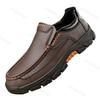 Herren Freizeitschuhe aus Leder 2025 Herbst Bequem Rutschfest Outdoor Slipper Britischer Stil Weiche Sohle Klassische Herren Laufschuhe