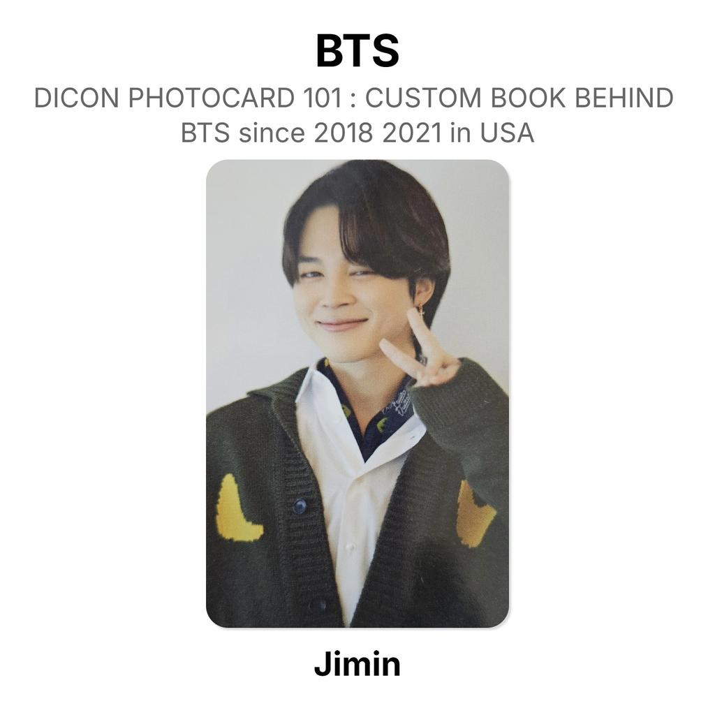 BTS DICON PHOTOCARD 101 : CUSTOM BOOK BEHIND BTS Since 2018 2021 In USA Official Photocard