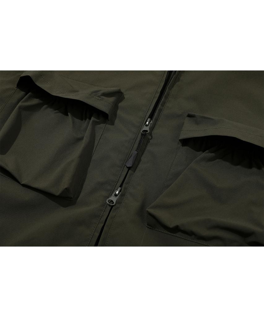Cpgn Studio 4 Pocket Windbreaker Khaki