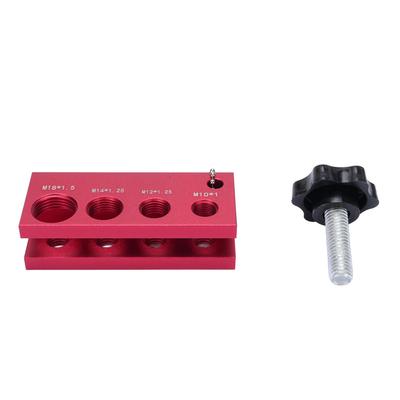 Zündkerzen-Einstellwerkzeug Aluminium Einfach zu bedienen Präzise für die meisten 10mm 12mm 14mm 16mm Zündkerzen Rot