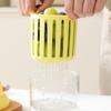 Vegetable Fruit Shaker Cup with Detachable Sauce Compartment Portable Large Capacity Breakfast Storage Container
