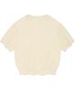 COVERNAT WOMAN Round Boucle Short Sleeve Knit Ivory