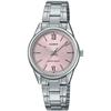 Casio LTP-V005D-4B2 Women's Standard Stainless Steel Pink Dial Analog Watch 3-Hand