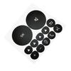 For Mercedes-Benz W221 W222 2006-2009 Car Steering Wheel Black Button Repair Sticker Interior Accessories