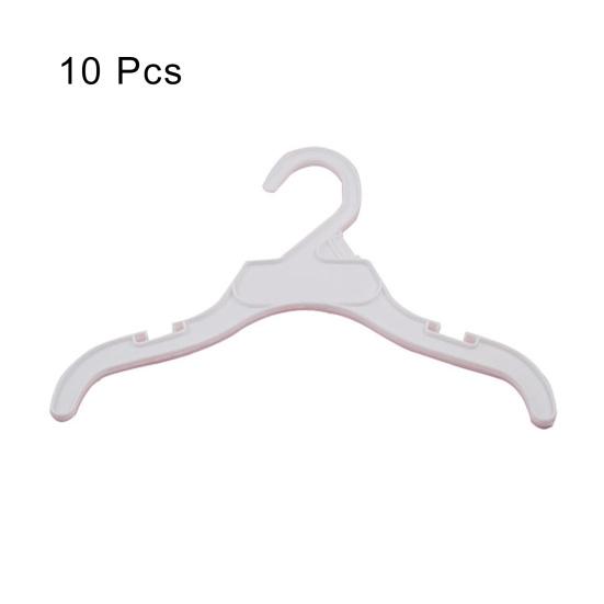 10Pcs Plastic Dog Puppy Cat Clothes Hanger Rack Storage Organizer Pet Supplies