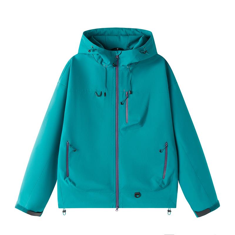Couple's Dopamine Color Block Windbreaker - Unisex, Windproof, Versatile Outdoor Jacket