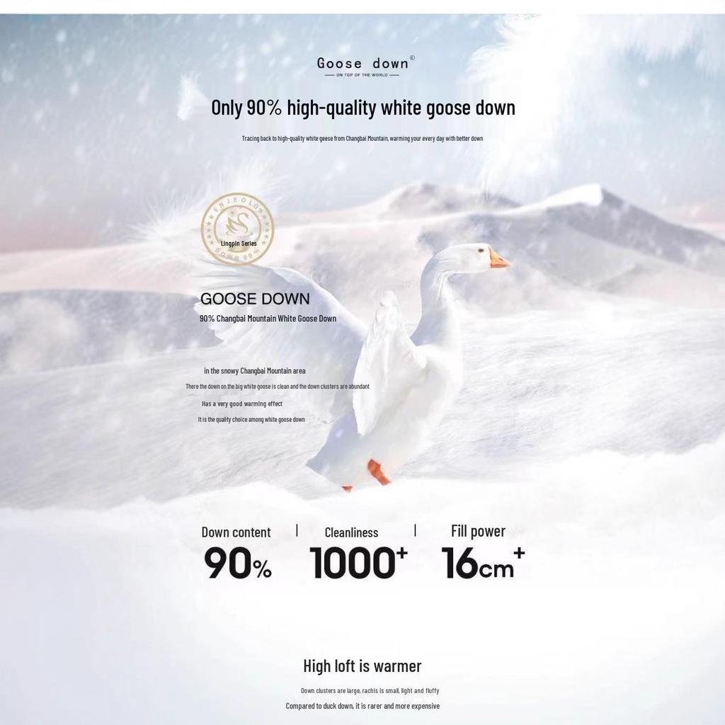 Men's 90% Goose Down Hooded Winter Jacket – Casual, Warm, Fashionable, Short Coat