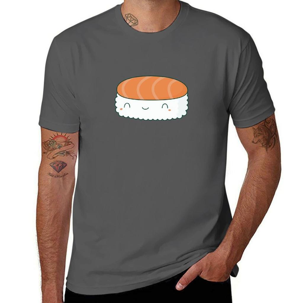 Cute Kawaii Sushi TShirt t shirt man casual man t shirts cotton TShirt