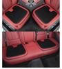 Original Nappa Leather Car Seat Cushion: Breathable, Universal, Ventilated, Single Driver's Seat for All Seasons.