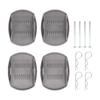 4PCS Caravan Jack Pads Load Dispersion Rust Proof High Strength Heavy Duty Jack Lifting Pad Adapter 