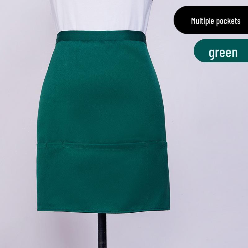 Multi-Color Anti-Stain Waist Apron for Waiters and Kitchen Staff