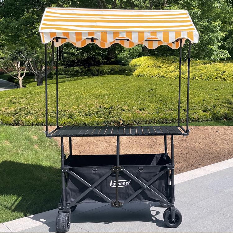 Road Winner Folding Camping Cart: 120-150-167 Versatile Tabletop for Outdoor Markets