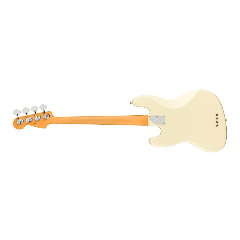 Fender Electric Bass American Professional II Jazz Rosewood Olympic White Bass®, Fingerboard,