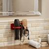 Punch Free Hair Dryer Holder Wall Mounted Hair Dryer Storage Rack Blower Holder  for Toilet