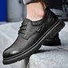 Men's Classic Retro Work Clothes Comfortable Casual Shoes Outdoor Sports Mountain Climbing Anti Slip Wear-resistant Oxford Shoes