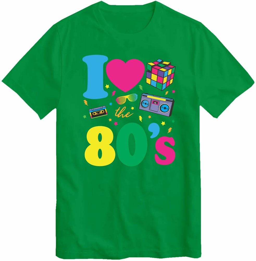 I Love The 80s Vintage 1980s Tshirt Ladies Unisex Unisex Shirt Retro T Shirt Top S