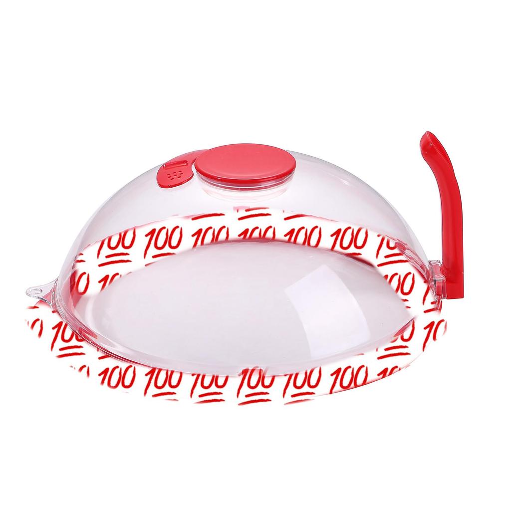 High-Temperature Resistant Microwave Heating Lid with Water Injection and Oil Splatter Protection