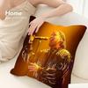 Singer S-Slimane France Pillow Case 3D Print Polyester Fiber 40*40 Cm Home Sofa Throw Pillow Cover Decoration Festival Gift