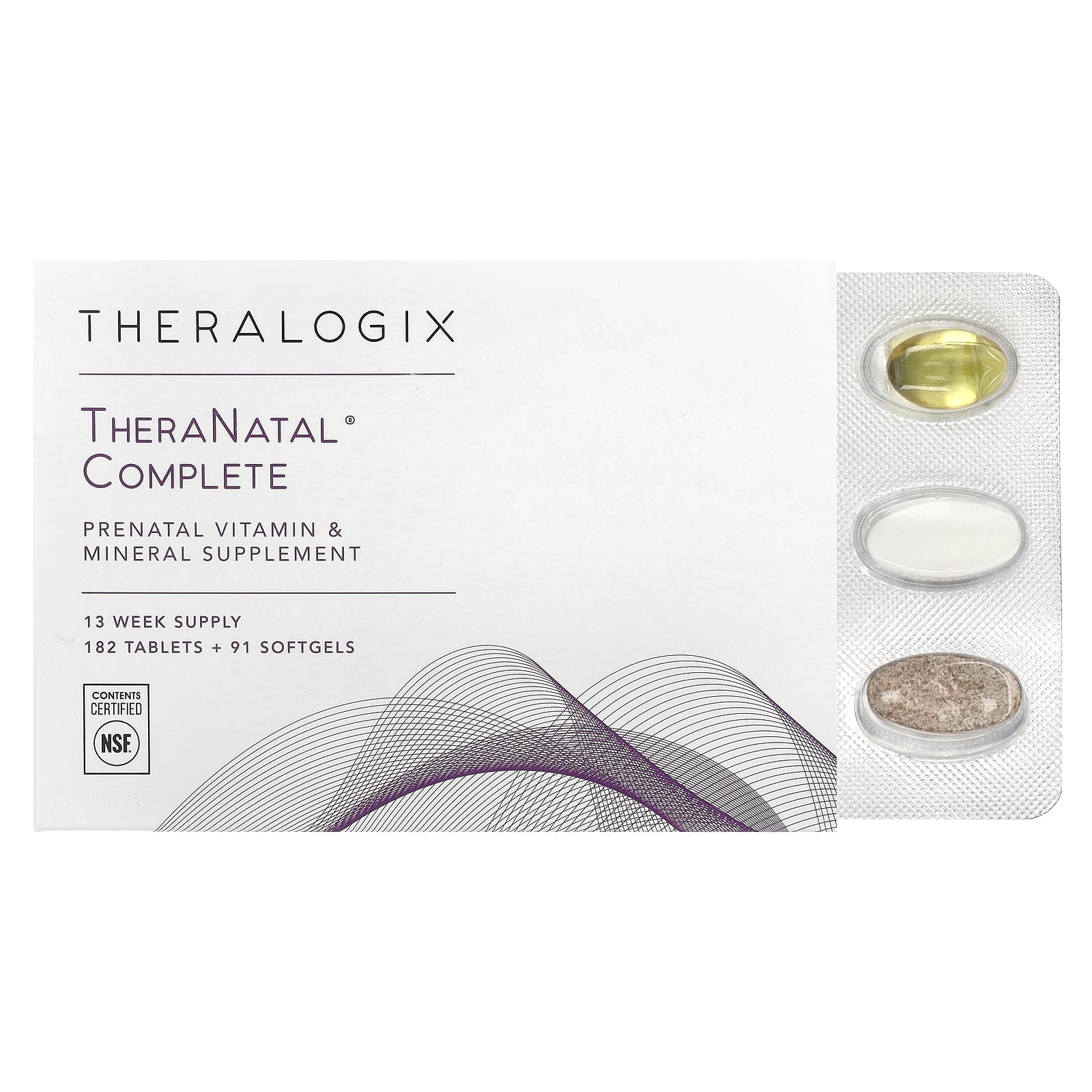 

Theranatal Complete, 182 tablets + 91 softgels