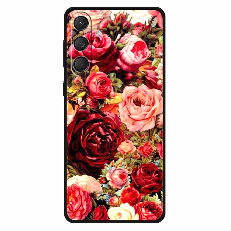 For Samsung M55 5G Case Soft Silicone Lovely Cat Fashion Phone Cover For Samsung Galaxy M55 Cases Bumper on for GalaxyM55 Lion
