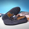 Mens Shoes Suede Leather Men Casual Shoes Luxury Brand Men'S Loafers Moccasins Breathable Slip On Tassel Male Flat Driving Shoes