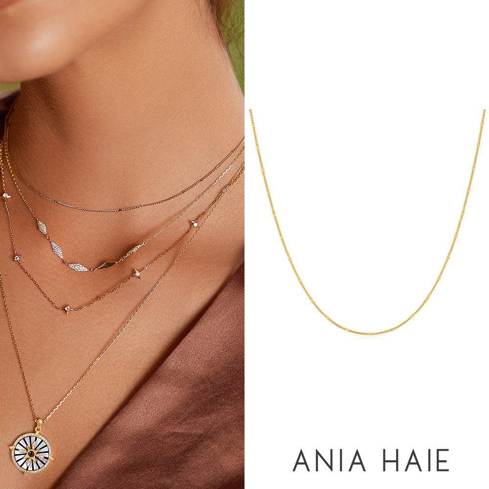 

Gold Spear Chain 925 Silver Necklace N061-02G