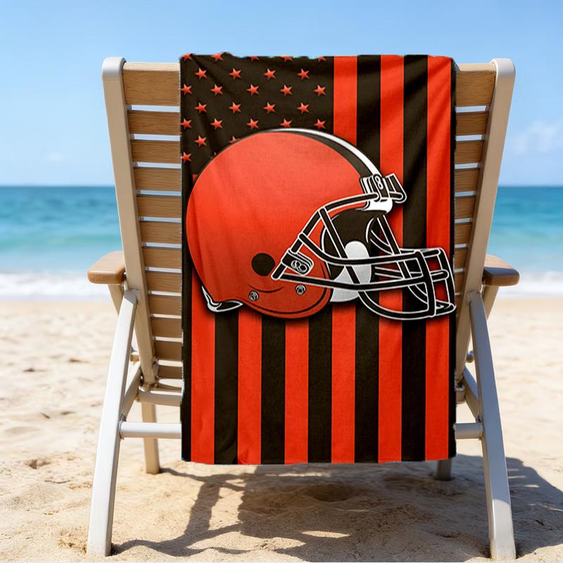 Cincinnati Browns Legacy Quick-Dry Microfiber Beach Towel Super Soft & Absorbent for Bath, Beach, Travel  Bath Time Accessory, Fan Gifts