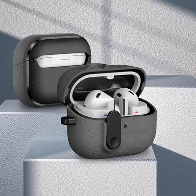 Dla Samsung Galaxy Buds 3 /3Pro Etui z blokadą bezpieczeństwa Etui ochronne Pokrowiec ze smyczą dla Samsung Galaxy Buds 3 (Puszysty Niebieski)