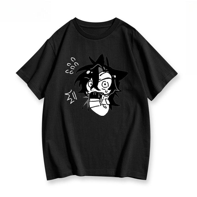 The Mysterious Master Leonards Surrounding Kleinke Meow Meow Style Cosplay Shortsleeved Tshirt for Men Suitable Summer