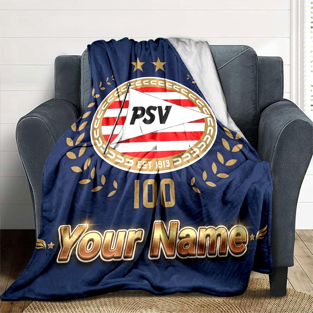 1 шт. Персонализированное одеяло PSV с именем, Подарок, для мужчин и женщин, Мягкое одеяло, Хорошо для дивана, кровати, диван-кровати, путешествий, Легкое фланелевое одеяло