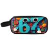 Colorful Number 67 Double Layered Fabric Pencil Case Handheld Design for Boys/Girls-Best Gift 3D Cartoon School Use Children