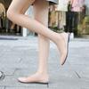 2025 New Flat Heel Pointed Flat Shoes Korean Style Fashion Shallow Mouth Large Casual Single Shoe