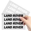 4 Stück Auto Türgriff Aufkleber Reifen Rückspiegel Aufkleber Emblem für Land Rover Discovery Range Rover Evpque Defender Auto Brille Rover L322 L405
