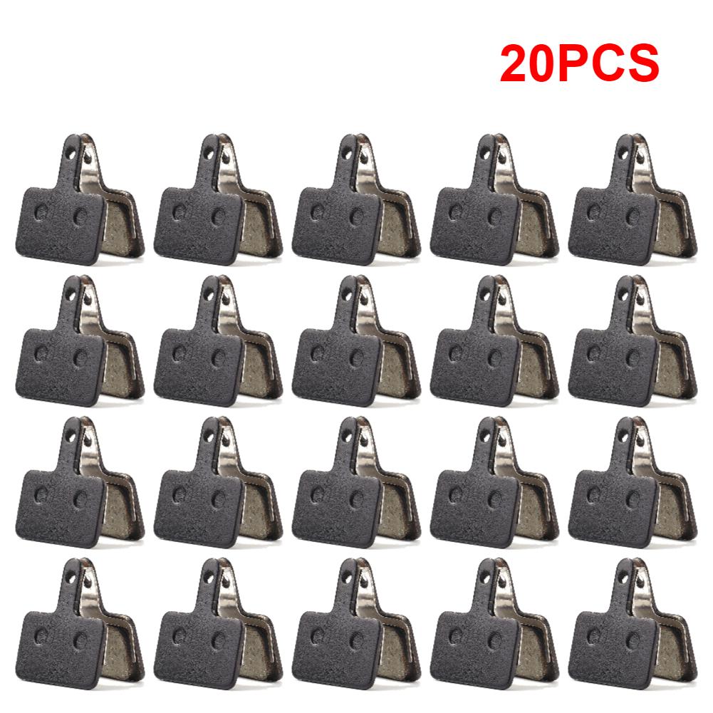 1-30 Stück Fahrradbremsbeläge für SHIMANO M375 M445 Fahrrad Harz Eisen Verschleißfeste Scheibenbremsenteile für Radfahren Schwarz
