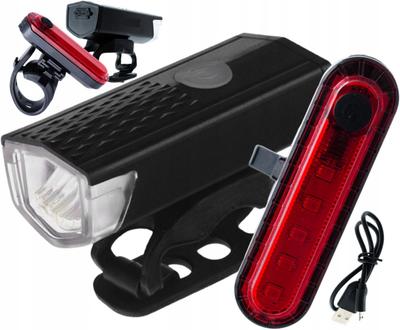 Aku Usb 300 Lumens Bike Light Set Strong
