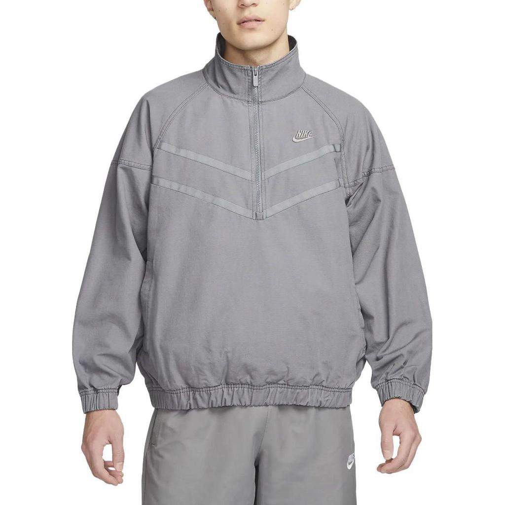 Nike Jackets Men's Dark Gray Stand Collar Moderate Other DX0697-084