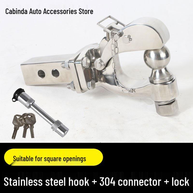 Leopard 5 Trailer Hitch Rear Bumper Modification with American-Style Anti-Collision and Towing Hooks.