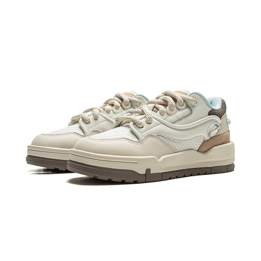 Li Ning 001 BTC Slip Resistant, Abrasion Resistant, Lightweight, Height Increasing Low top Skateboard Shoes Women's AGCV384-2