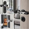 8Pcs Door Handle Bumpers Transparent Doorstop Door Handle Wall Protection Door Handle Buffer Furniture Protection Pad Crash Pad
