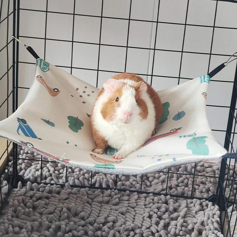 

Summer Cooling Hamster Hammock Hanging Beds Rattan Mat for Small Animal Chinchillas Sugar Glider Squirrel Ferret Pets Supplies S