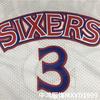 Philadelphia 76ers 1996-97 Allen Iverson 3 White Retro Basketball Jersey Men Women Sportswear