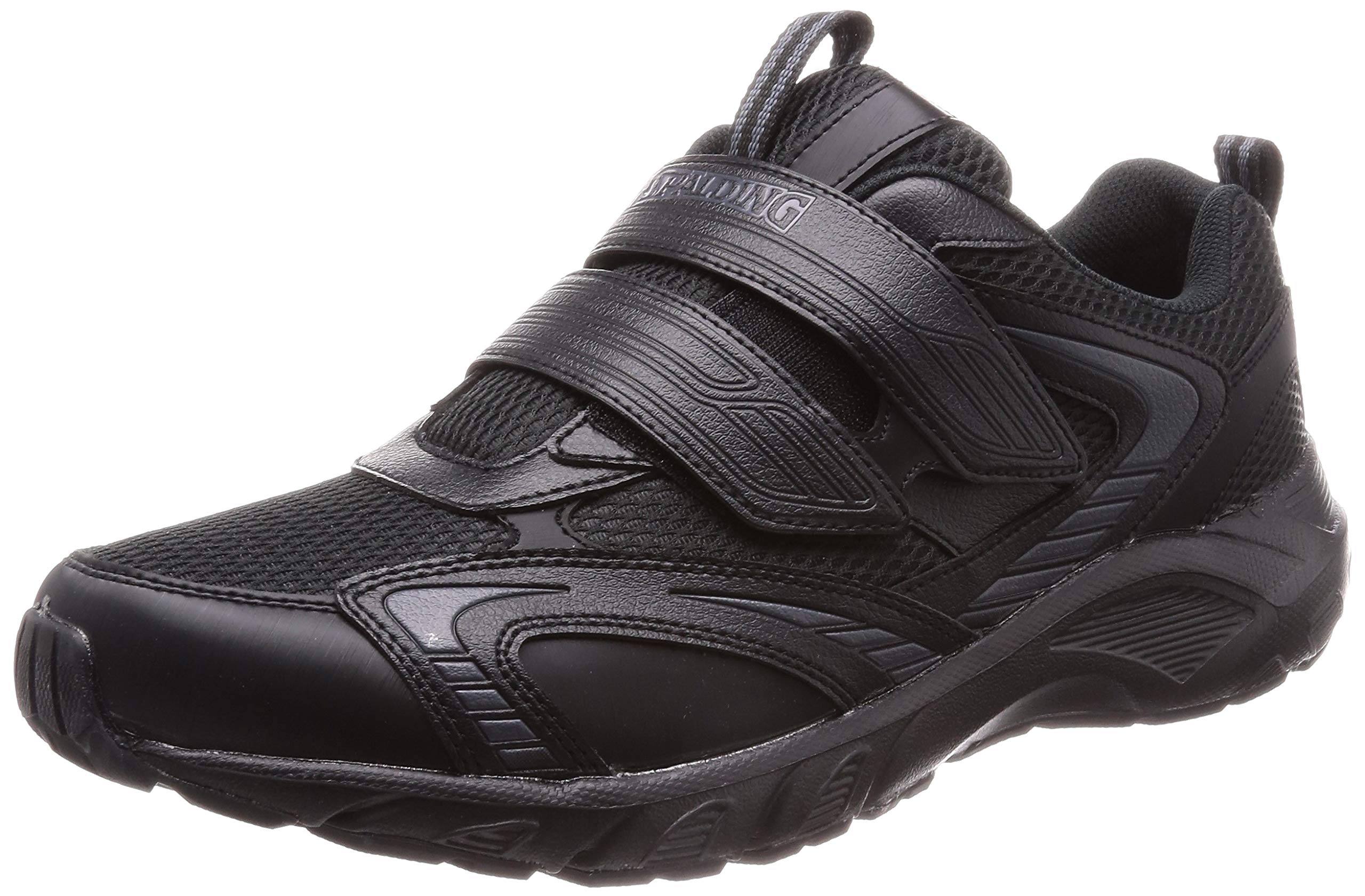 

Spalding JIN 3480 Men s 5E Wide Walking Sneakers, Water-Repellent, Size 26.5cm, Black