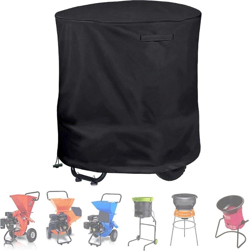 Wood Chipper Cover Shredders Machine Cover With Dustproof Design Tear Resistant 210D Oxford Cloth For Garden Tool